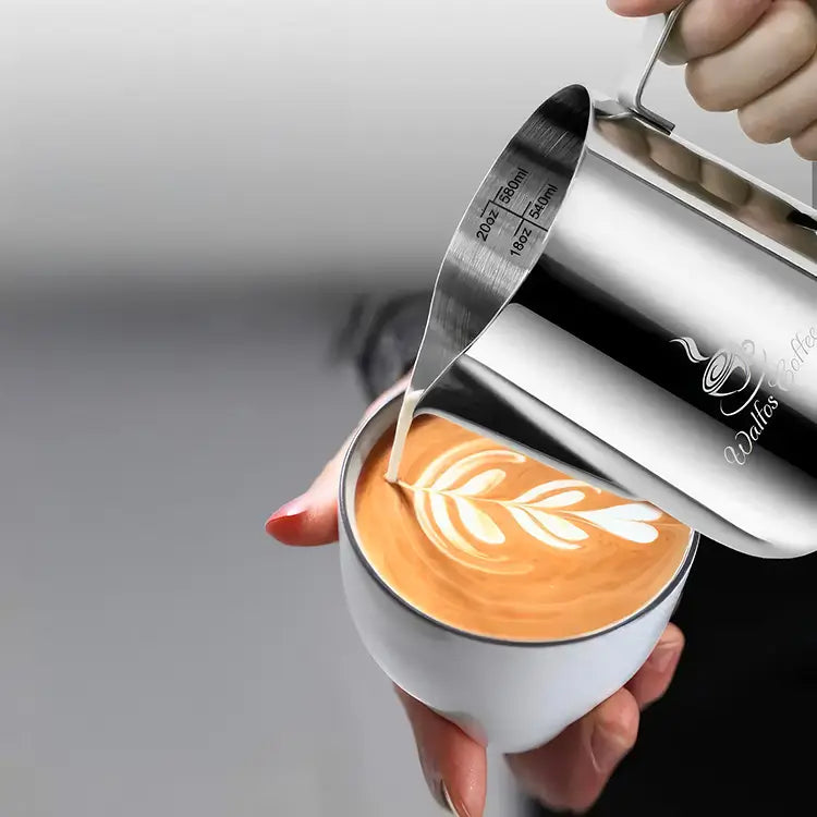Pichet inox lait avec gradué - Multi-formats