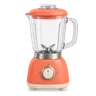 Icône 3D d'un blender orange à bol transparent