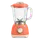 Icône 3D d'un blender orange à bol transparent