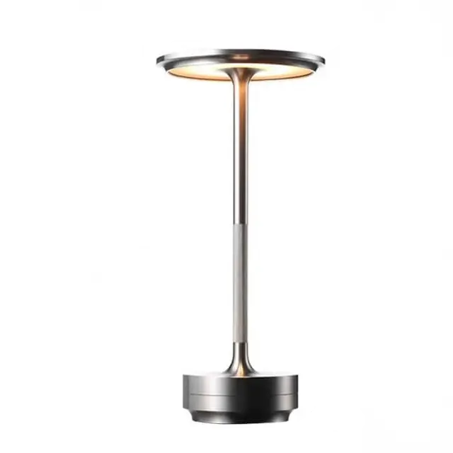 Lampe de table noir rechargeable avec mensurations