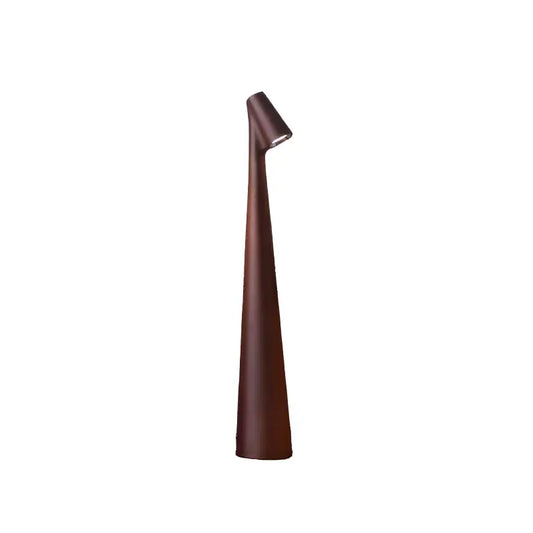 lampadaires de table marron sur fond blanc