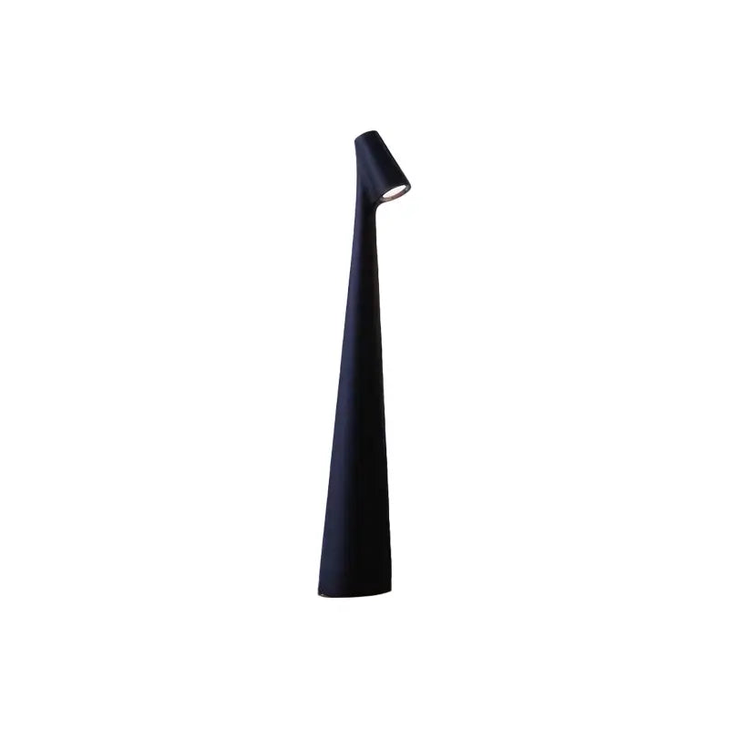 lampadaires de table noir sur fond blanc