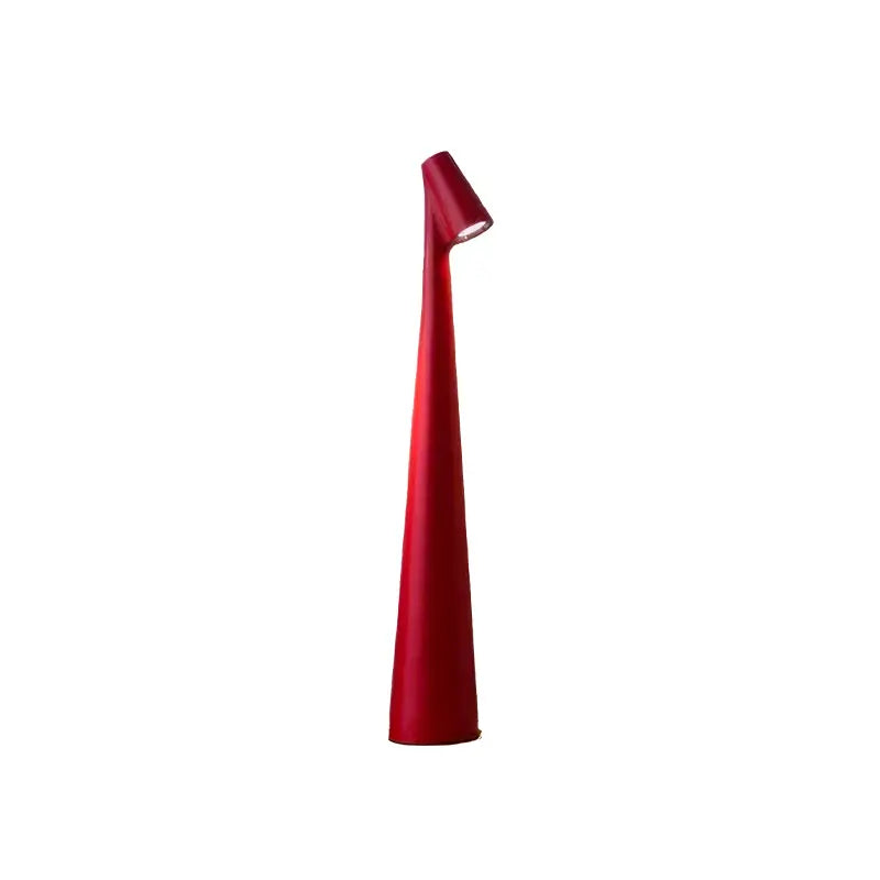 lampadaires de table rouge sur fond blanc